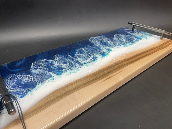 Ocean over Maple Serving Tray #T06