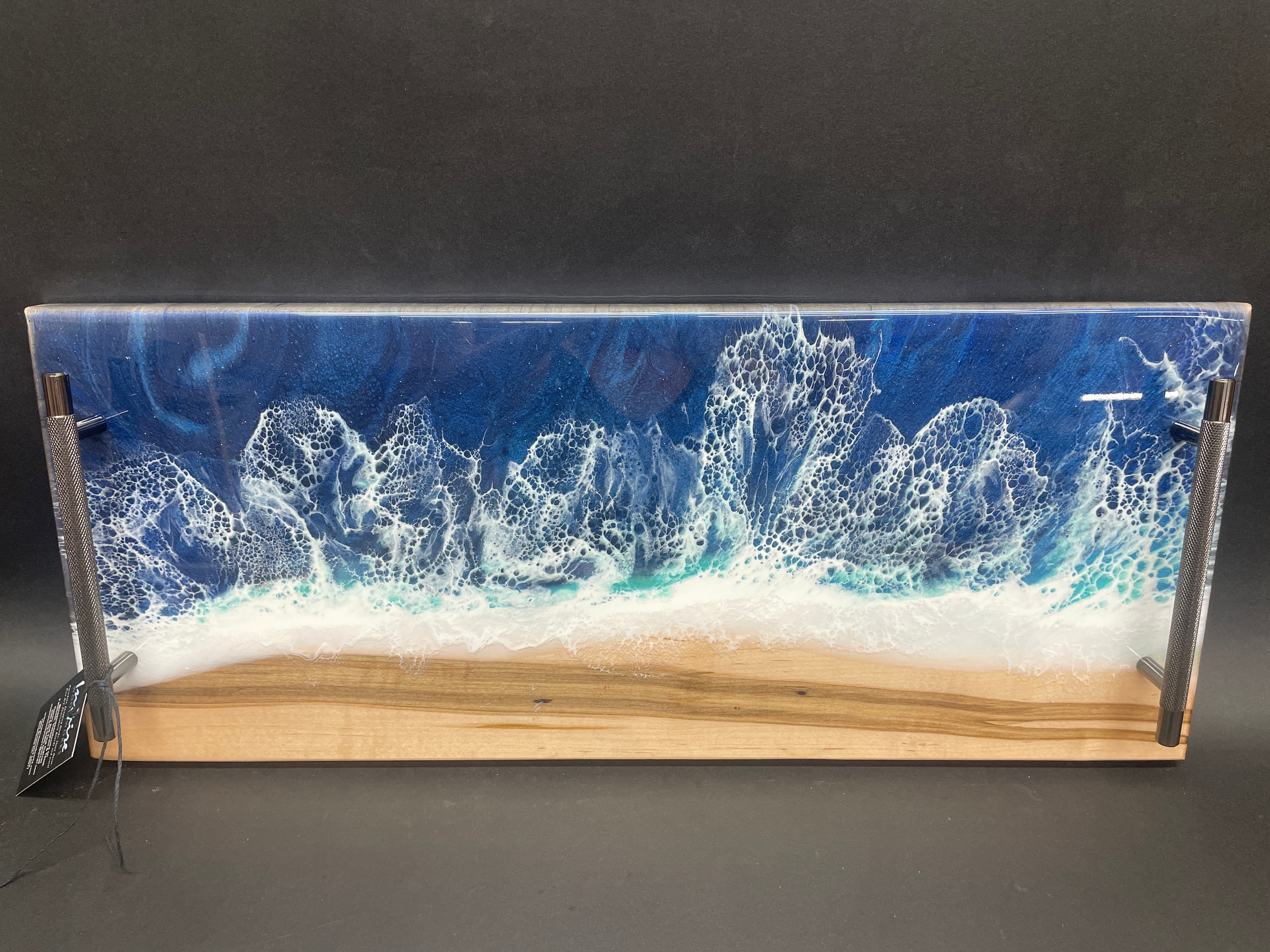 Ocean over Maple Serving Tray #T06